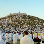 Pelaksanaan sesi Wukuf Arafah tahun ini bertepatan dengan hari Jumat.(tazkiyahtour.com)