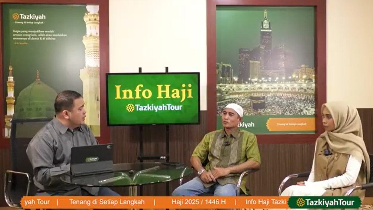 Ditinggal Istri, Begini Cerita Haru Ayah dan Putrinya saat Menunaikan Ibadah Haji Bersama Tazkiyah Tour