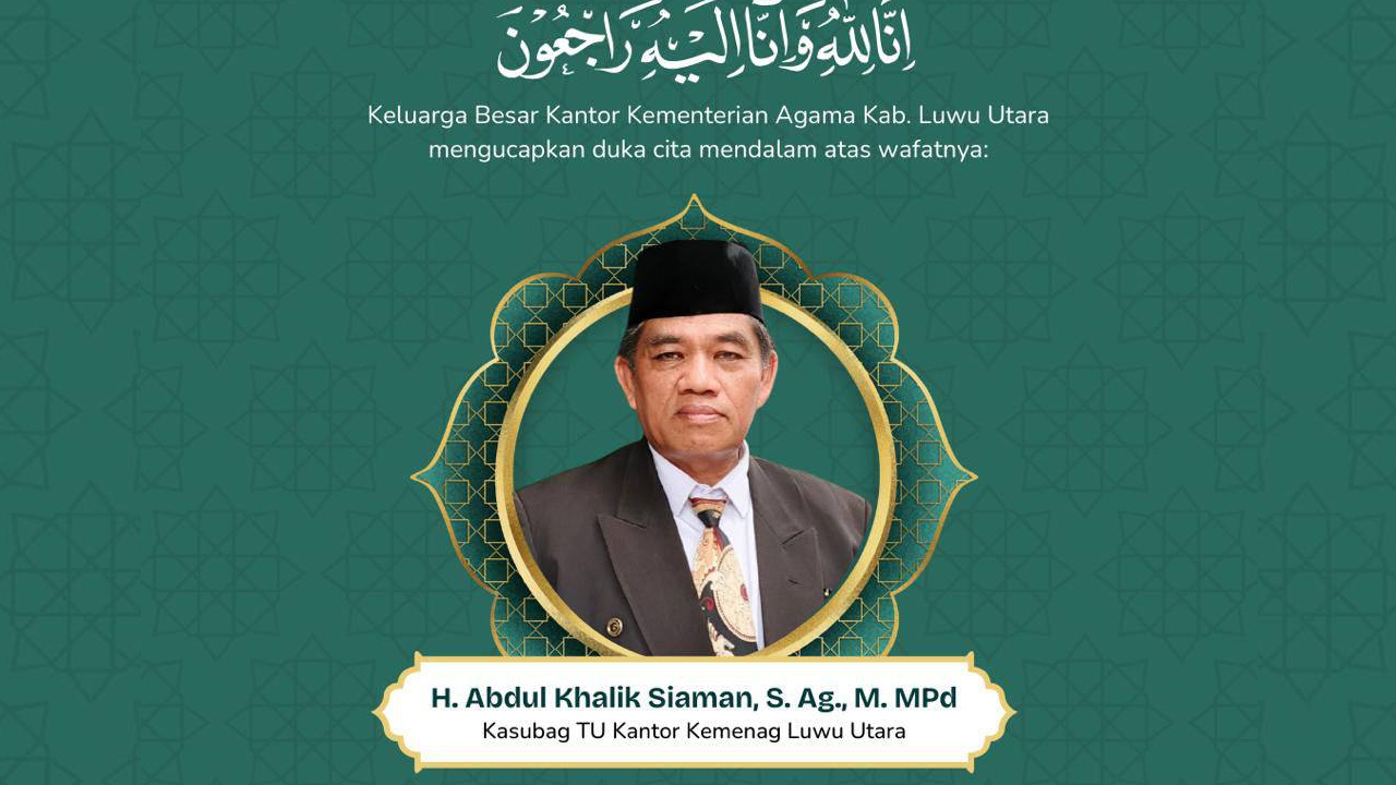 Kasubag TU Kemenag Lutra Wafat Saat Hendak Salat Jumat di Makkah