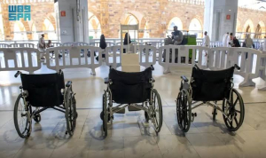 Jalur Khusus Lansia Kini Jadir di Masjidilharam dan Masjid Nabawi