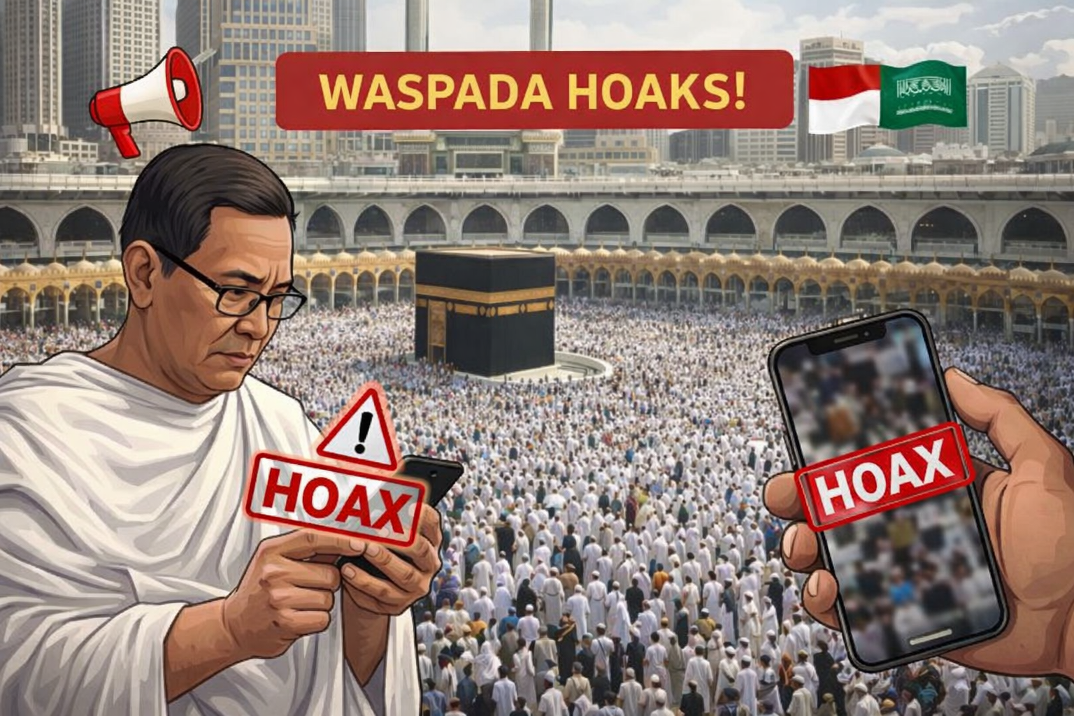 KJRI Imbau WNI di Saudi Tidak Asal Sebar Berita dan Video yang Tidak Terverifikasi