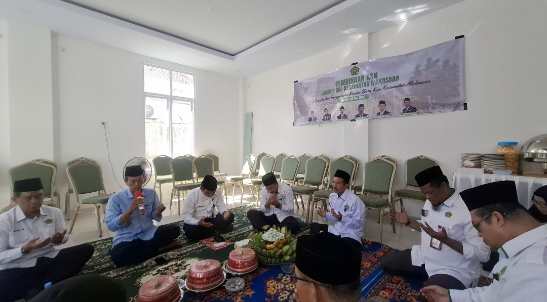 Acara Barazanji Warnai Peresmian Gedung KUA dan Manasik Haji Makassar