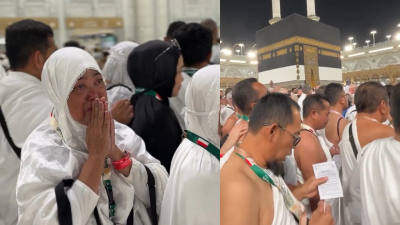 Hari Pertama di Makkah, Jemaah Haji Tazkiyah Tour Larut Dalam Khusyu’nya Beribadah di Depan Kakbah