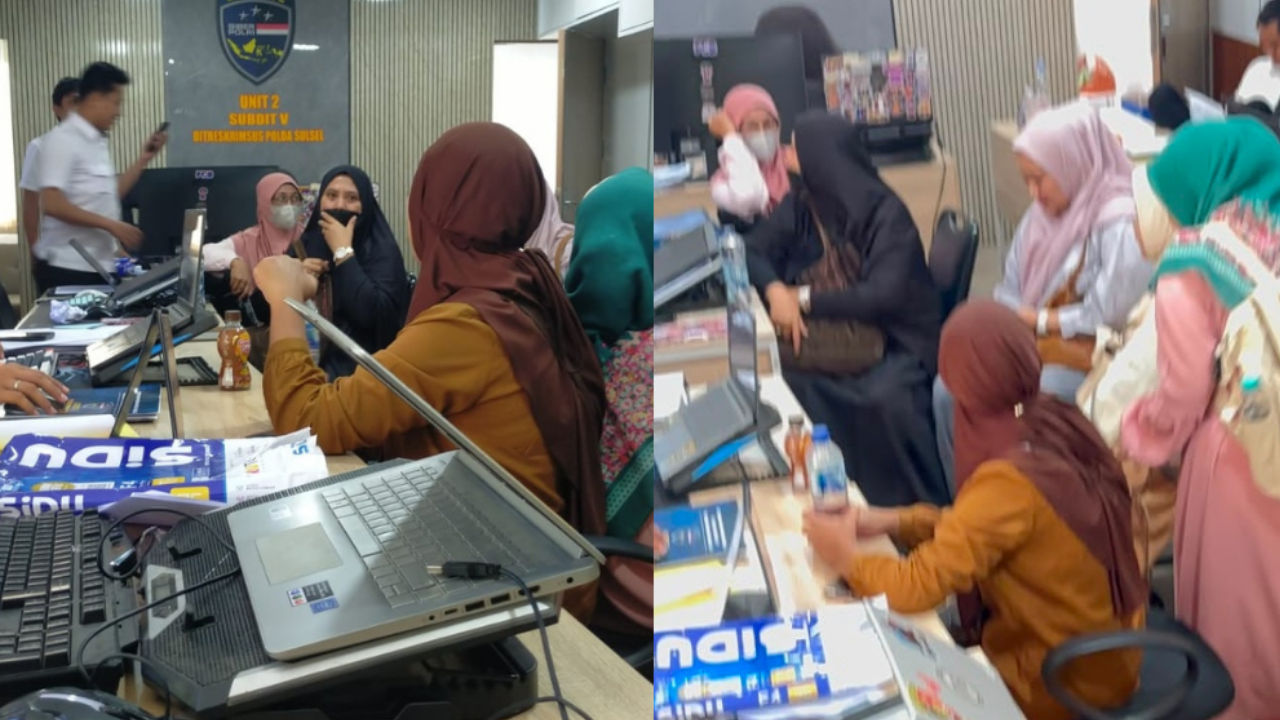 Puluhan Korban Travel Umrah Putri Dakka Datangi Polda Sulsel, Imbas Penundaan Refund 1 Puluhan Korban Travel Umrah Putri Dakka Datangi Polda Sulsel, Imbas Penundaan Refund